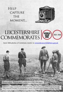 Centenary Photo Appeal Poster